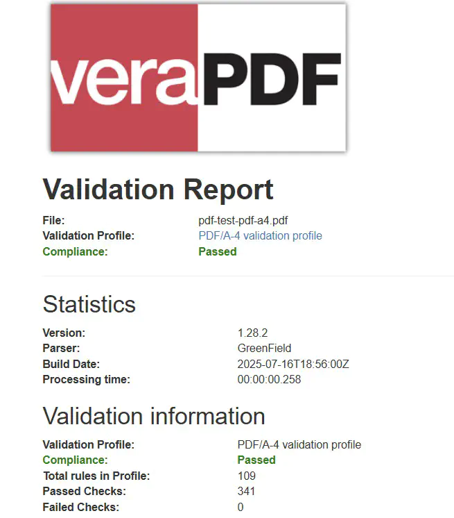 PDF/A-4 validation