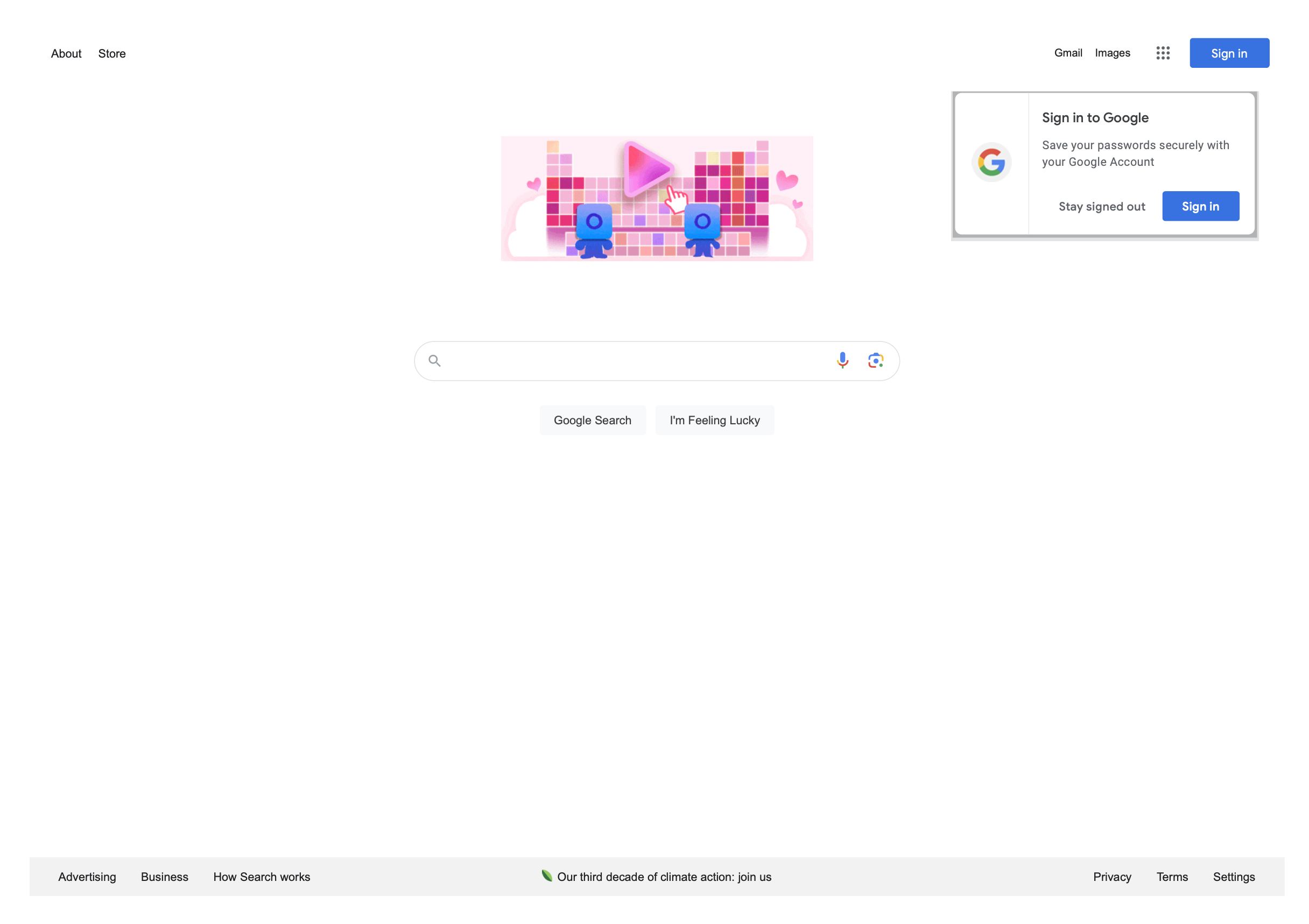 Rendered web page on A3 landscape