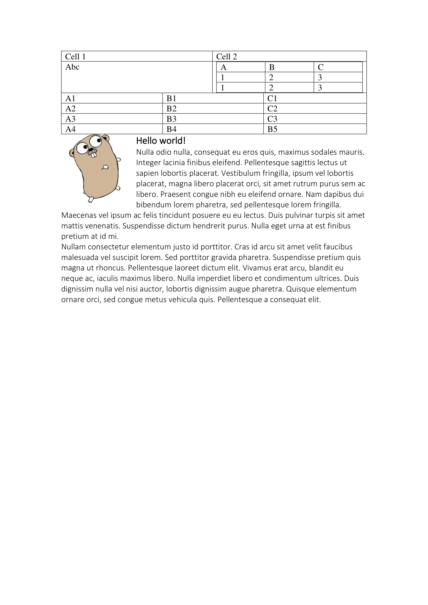 Combined document