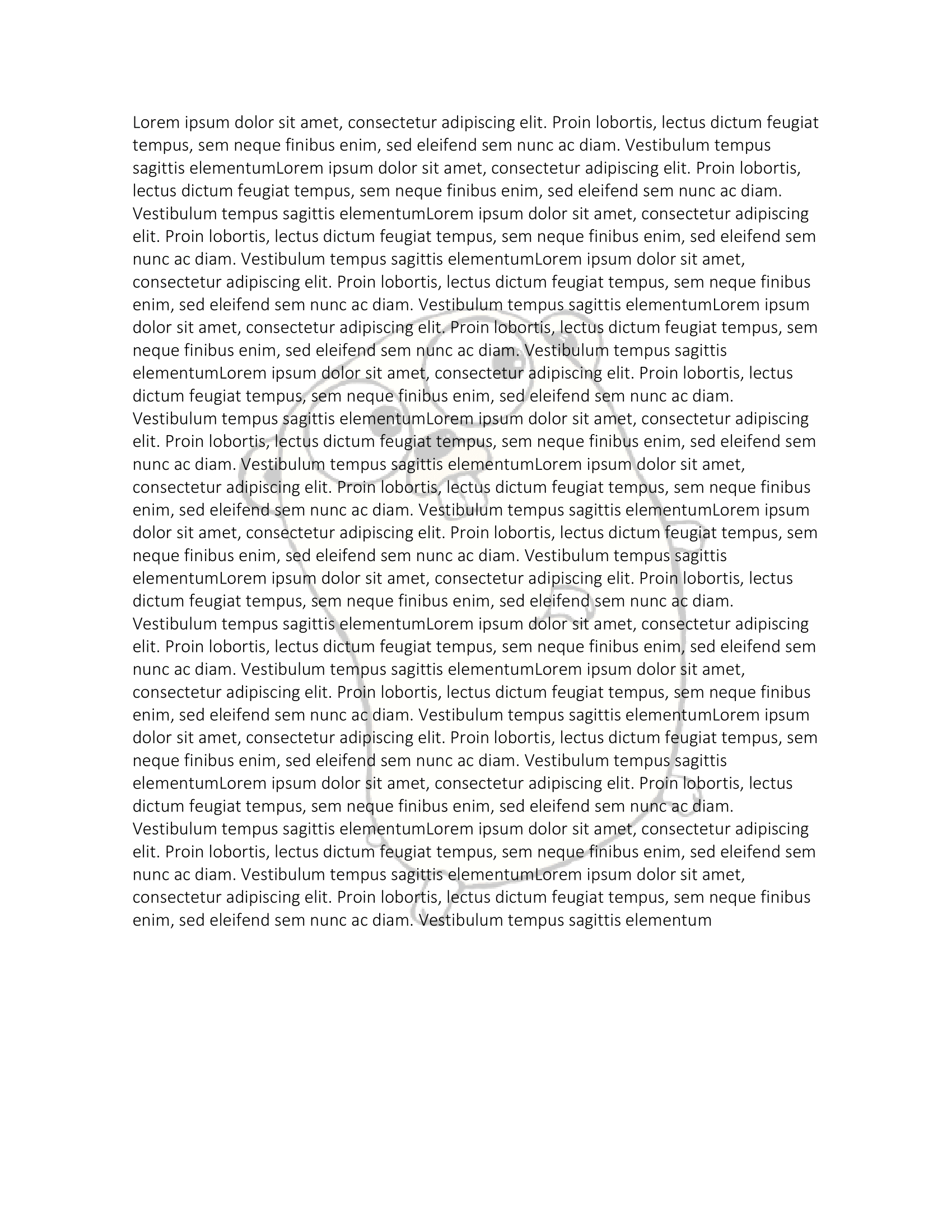 Washed out gopher watermark behind body text