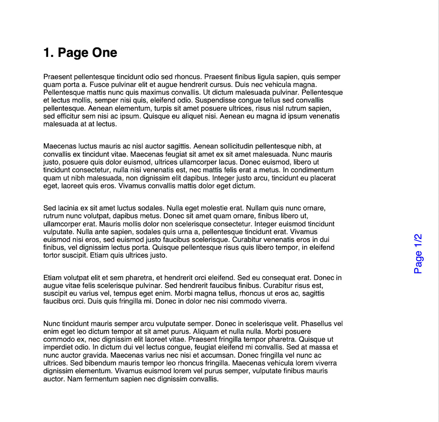 PDF to be rotated