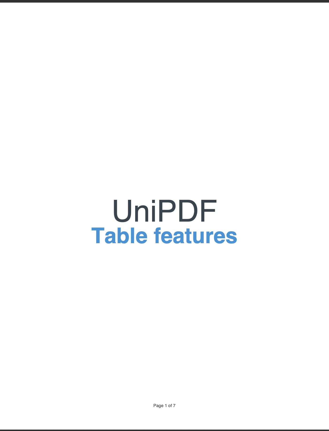PDF report